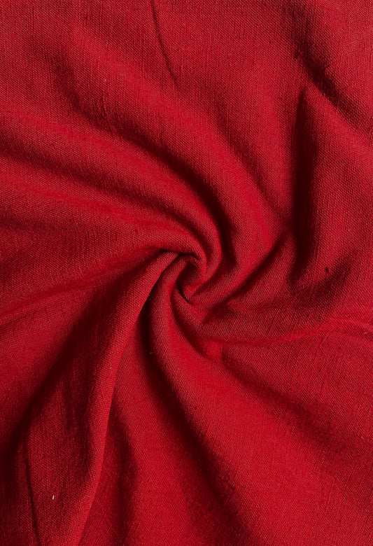 Kala Cotton – Deep Madder Red | Naturally Dyed, Earthy & Handloom Woven