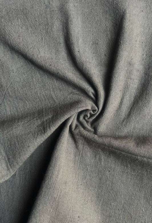 Kala Cotton – Iron Grey | Naturally Dyed, Subtle & Handloom Woven