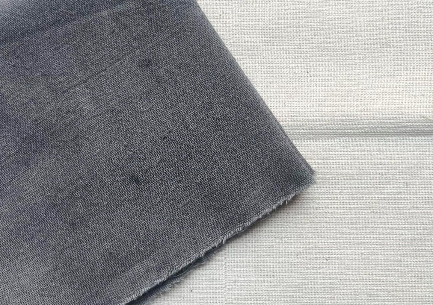 Kala Cotton – Iron Grey | Naturally Dyed, Subtle & Handloom Woven