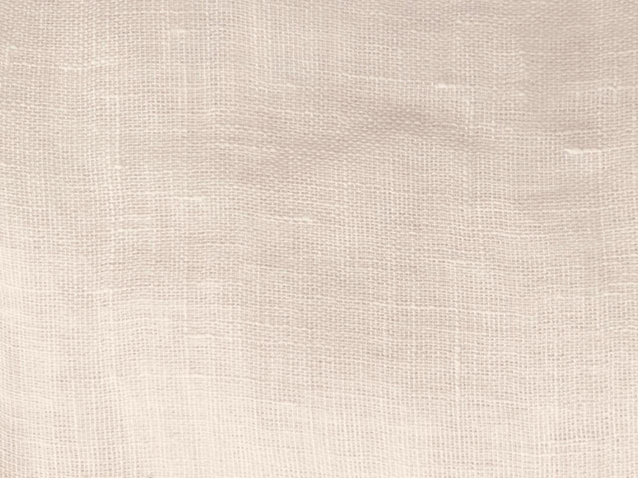 60 Lea White - Pure Linen Fabric
