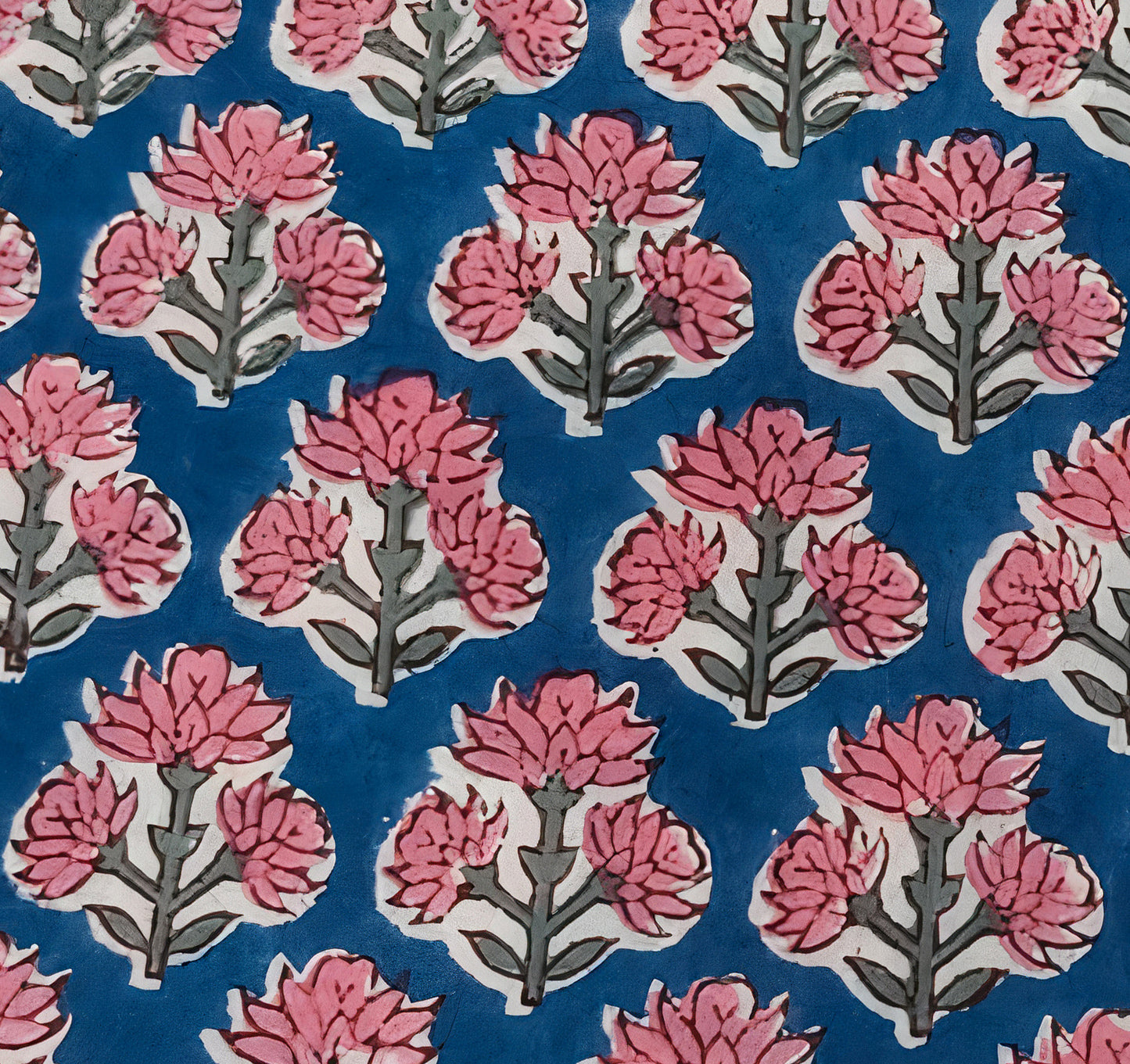 Sanganeri Hand Block printed Fabric1
