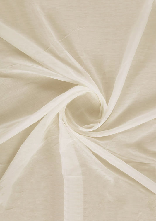 60 Lea White - Pure Linen Fabric