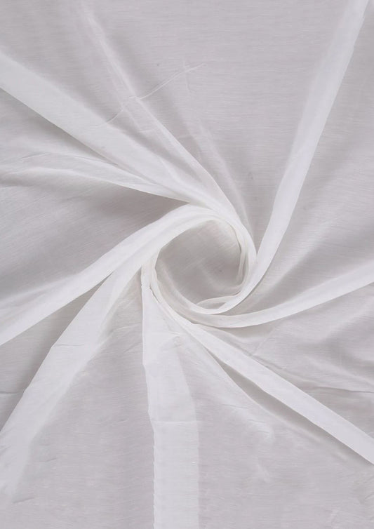 80 Lea White - Pure Linen Fabric